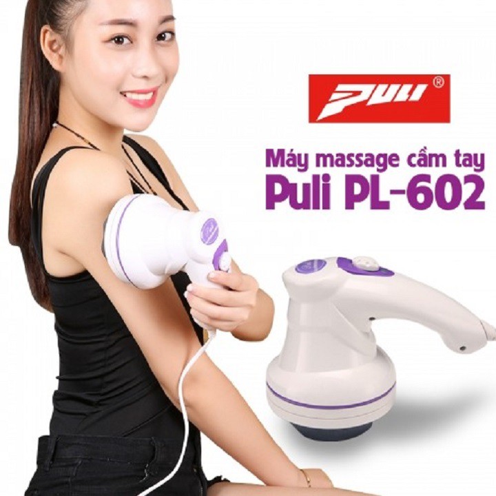 Máy Massage Cầm Tay - 3 Đầu Puli PL-602 Cao Cấp