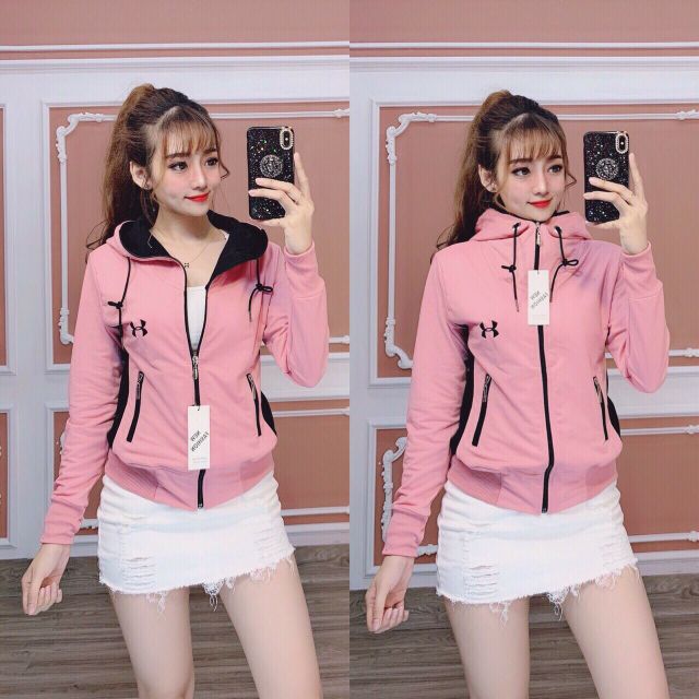 Áo khoác da cá logo thêu, HÌNH THẬT BẢNG MÀU chụp sàn | BigBuy360 - bigbuy360.vn