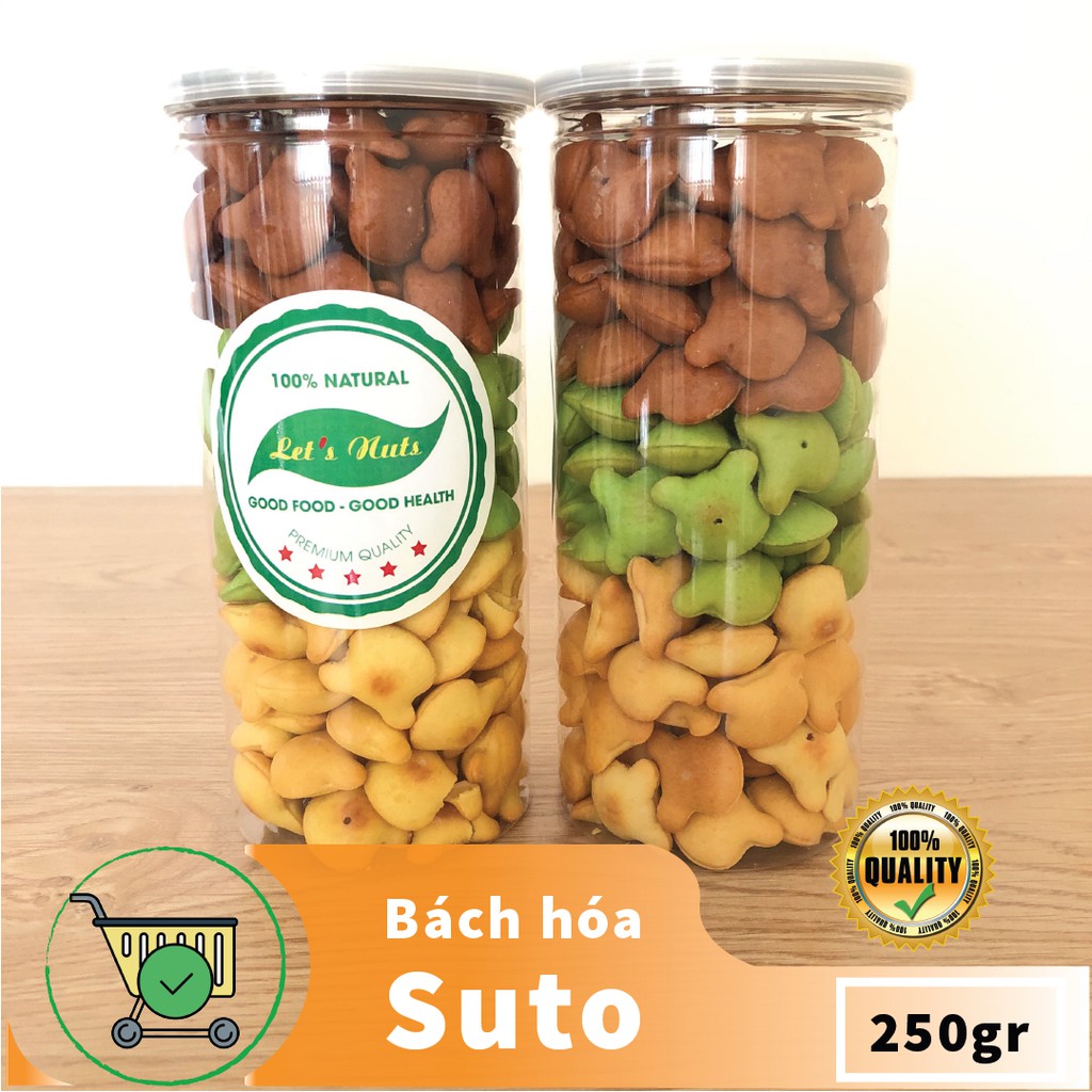 Bánh gấu nhân kem tuổi thơ mix 3 vị lon pet 450g sang trọng, hợp vệ sinh, món quà ăn vặt tuyệt vời Suto Shop