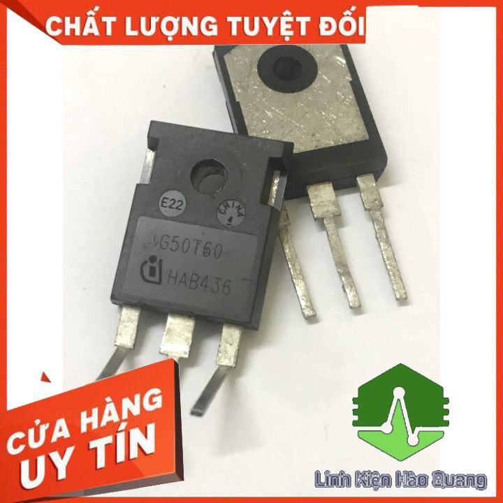 SÒ IGBT G50T60 50A 600V 333W TO-247 THÁO MÁY CHÍNH HÃNG