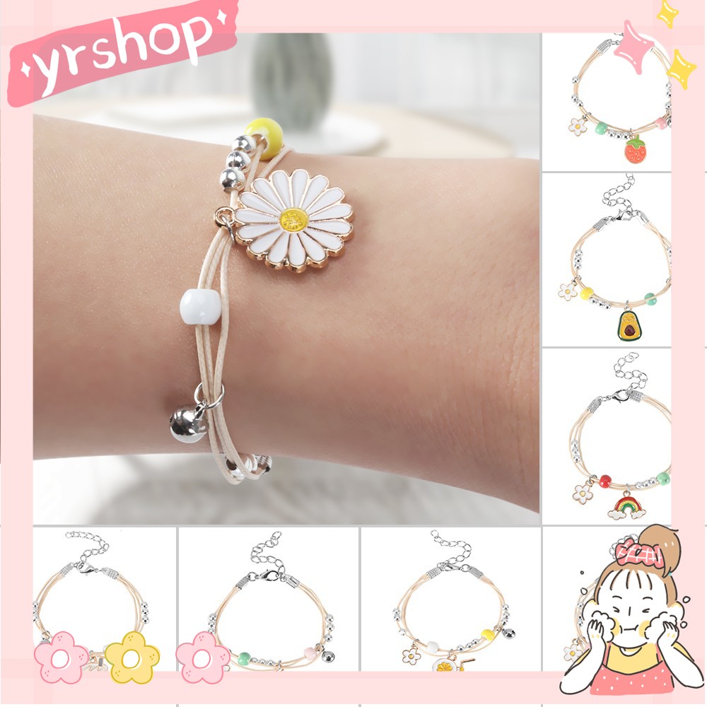 Vòng Tay Dây Bện Họa Tiết Hoạt Hình Thời Trang 2021 Cho Nữ