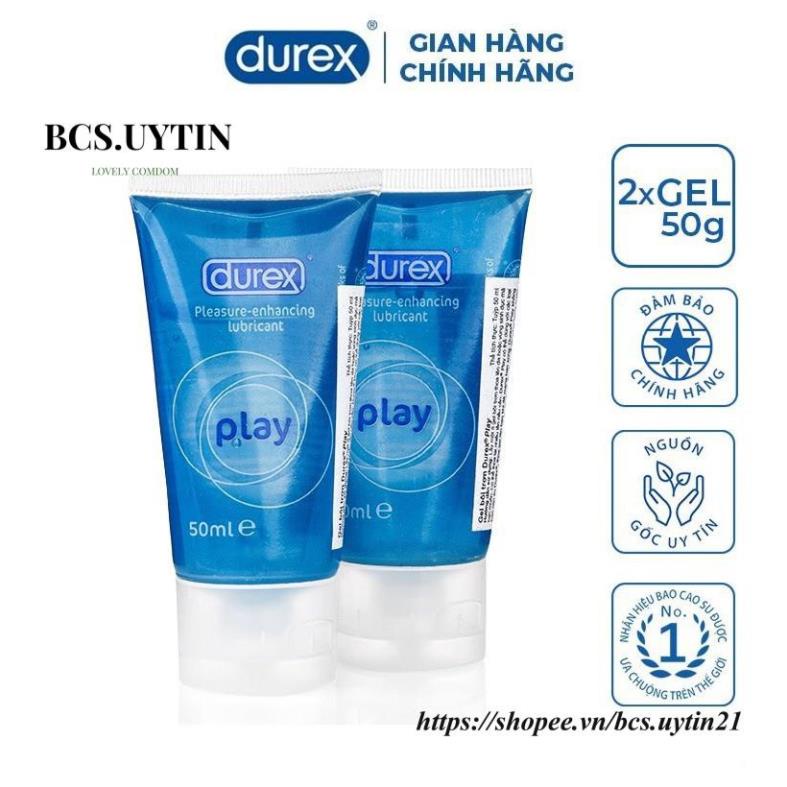 Gel bôi trơn Durex play classic 50ml (dạng tuýp) tăng khoái cảm cho cuộc yêu