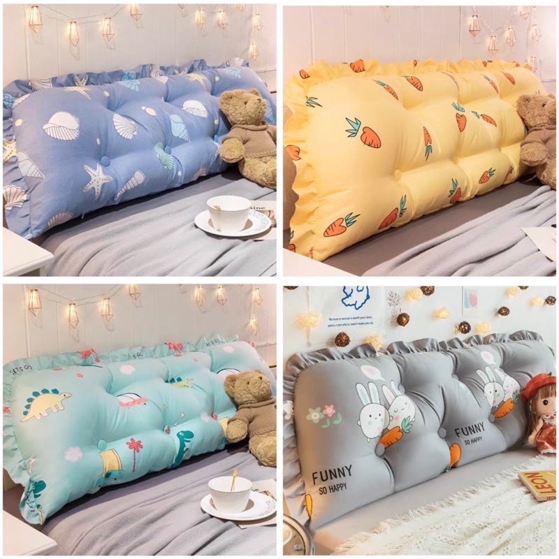 Gối tựa kê đầu giường, gối dài