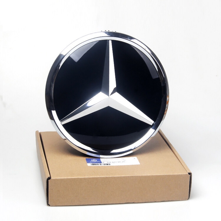 Logo 185mm Bằng Acrylic Gắn Phía Trước Xe Hơi Mercedes Benz C class 2014-2018 W205 C180 C200