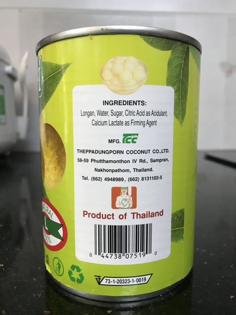 CHAOKOH TRÁI NHÃN ĐÓNG HỘP Longan in syrup 565g