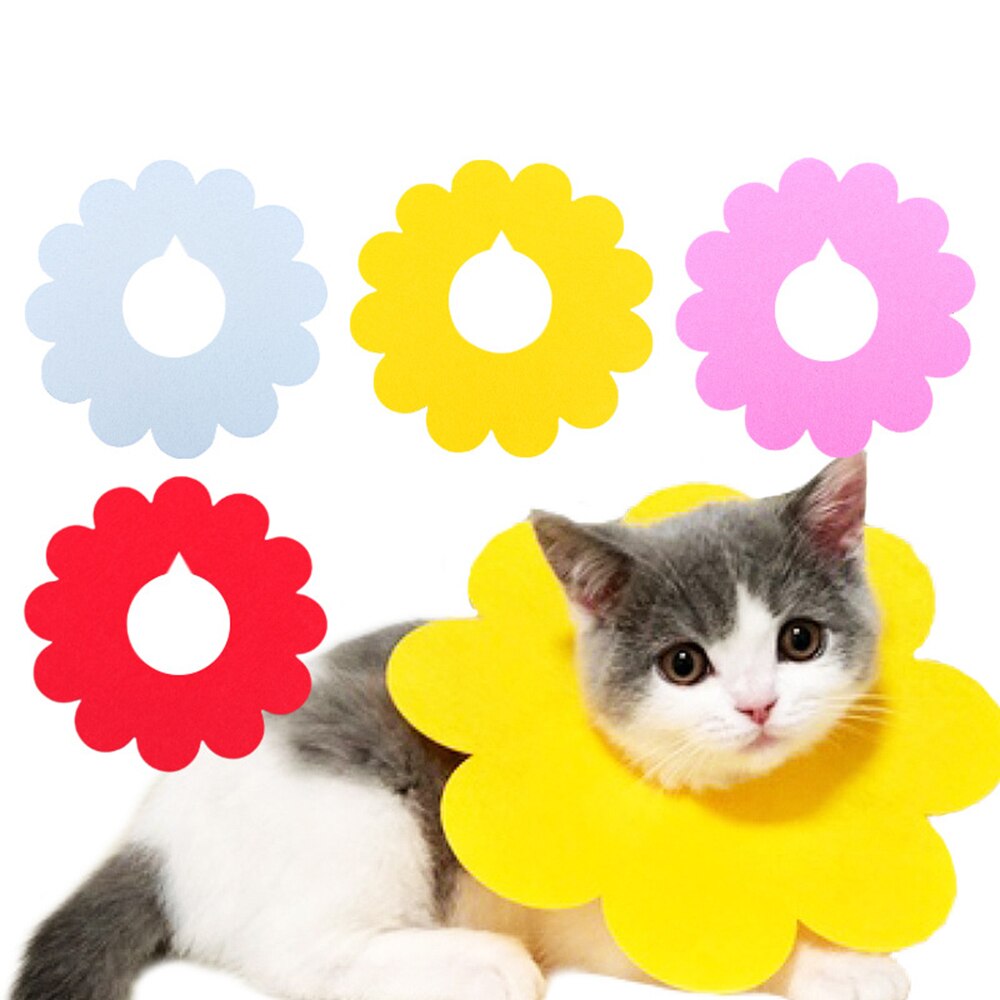 Yếm Đeo Cổ Hình Hoa Hướng Dương Phong Cách Hàn Quốc Ins Chống Nước Dãi Cho Chó Mèo
