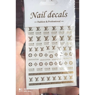 Sticker trang trí móng móng nail 20 mẫu đẹp