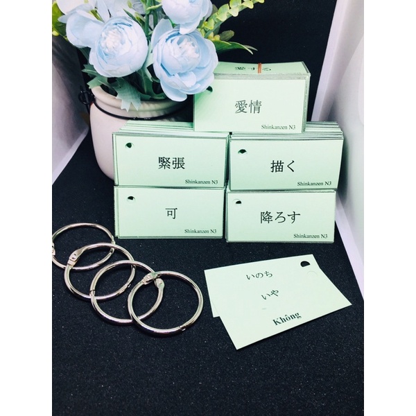FLASHCARD TIẾNG NHẬT N3 SHINKANZEN 1800 TỪ VỰNG