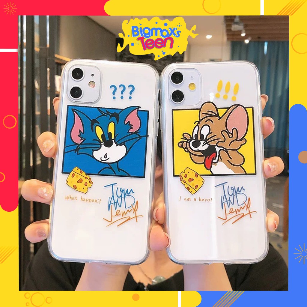 Ốp lưng Oppo A3S/A7/A5S/ RENO 2F/ F9/ A5 2020/ A9 2020 mẫu Tom and Jerry