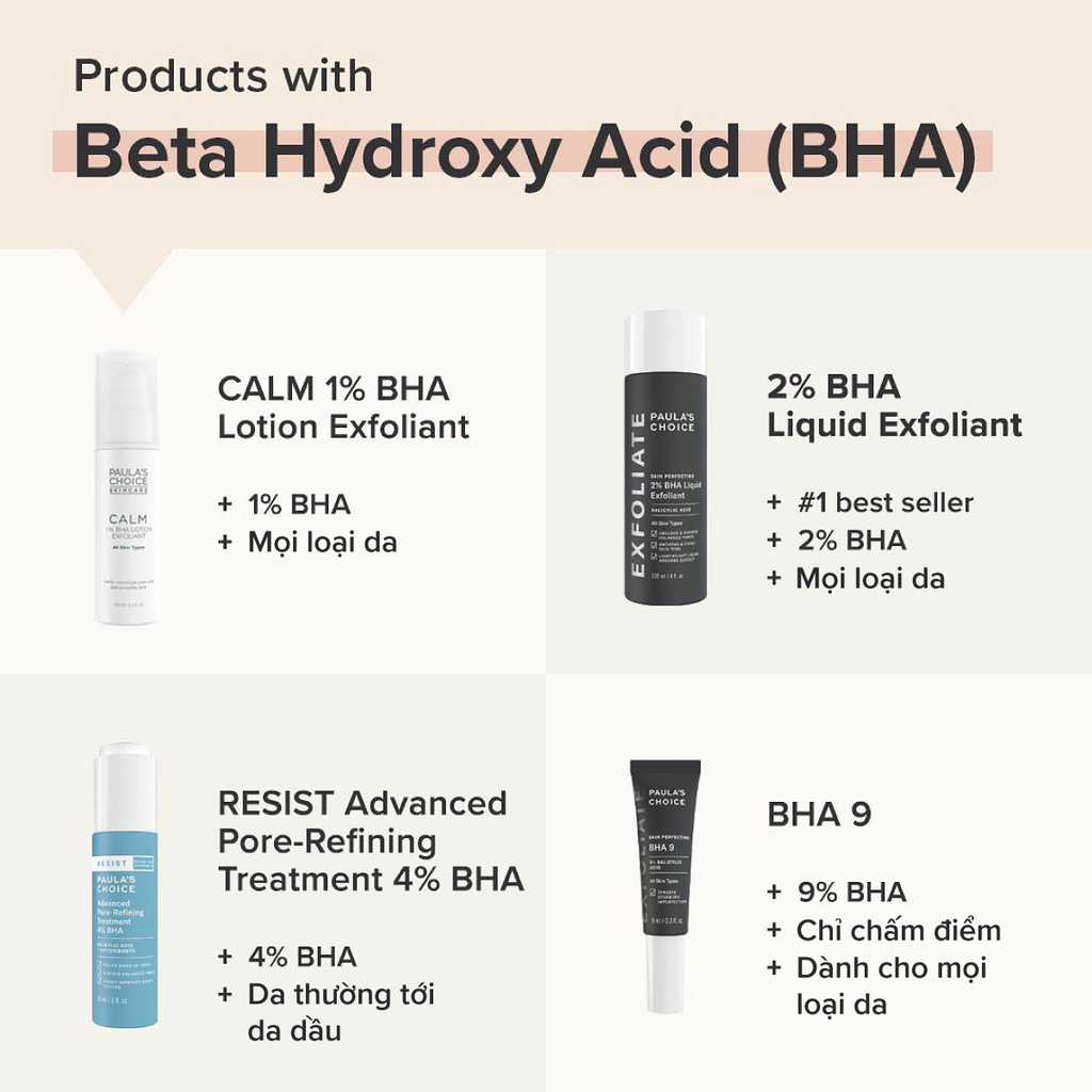 [PAULA'S CHOICE] BHA Chấm Điểm Giảm Mụn Sưng Viêm, Mụn Ẩn Và Mụn Đầu Đen 9% BHA Skin Perfecting BHA 9 0.83ml  (Mã 7739)