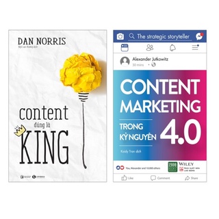 Sách - Combo Content Marketing: Content Đúng Là King + Content Marketing Trong Kỷ Nguyên 4.0