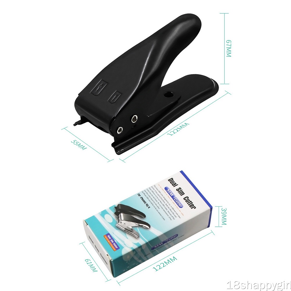 Dụng cụ cắt thẻ SIM nano 2 trong 1 đa năng cho Apple IPhone Nokia Samsung
