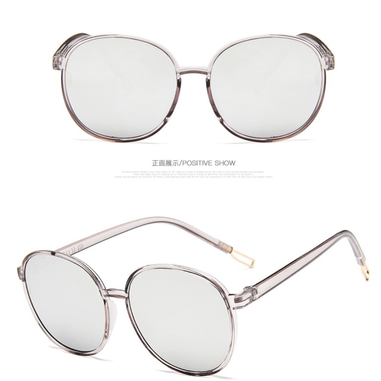 Kính mát chống tia UV400 thiết kế quá khổ thời trang Hàn Quốc cho nam và nữ