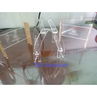 Chân mica đỡ đèn bể cá - 1 bộ gồm 2 chân mica