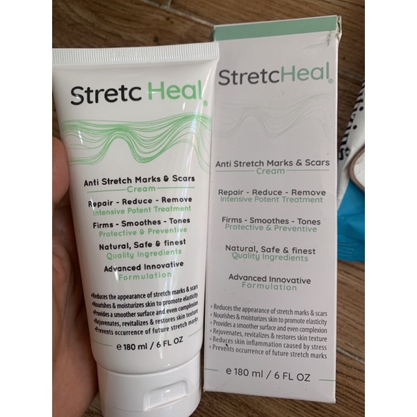 [Mã 55FMCGSALE giảm 8% đơn 500K] 05/2024 kem rạn da Stretc Heal (US) 180ml