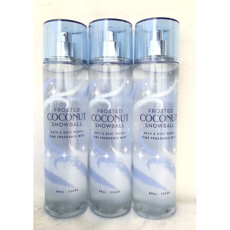 💖 𝘽𝘼𝙈𝘽𝙄 💖 Xịt thơm toàn thân 𝑭𝒓𝒐𝒔𝒕𝒆𝒅 𝑪𝒐𝒄𝒐𝒏𝒖𝒕 𝑺𝒏𝒐𝒘𝒃𝒂𝒍𝒍 Body mist Bath & Body Works 236ml