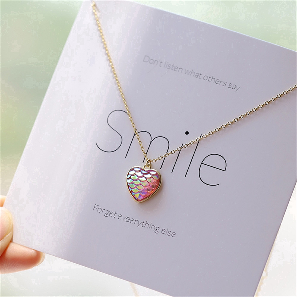 Dây chuyền phối mặt trái tim thời trang dành cho nữ