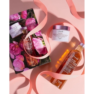 Set toner và kem dưỡng Fresh rose full size