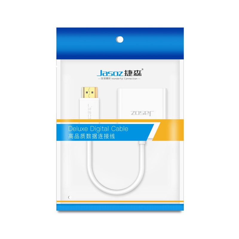 Bộ chuyển đổi HDMI - VGA JASOZ G101 - Hàng chính hãng - Bảo hành 18 tháng.