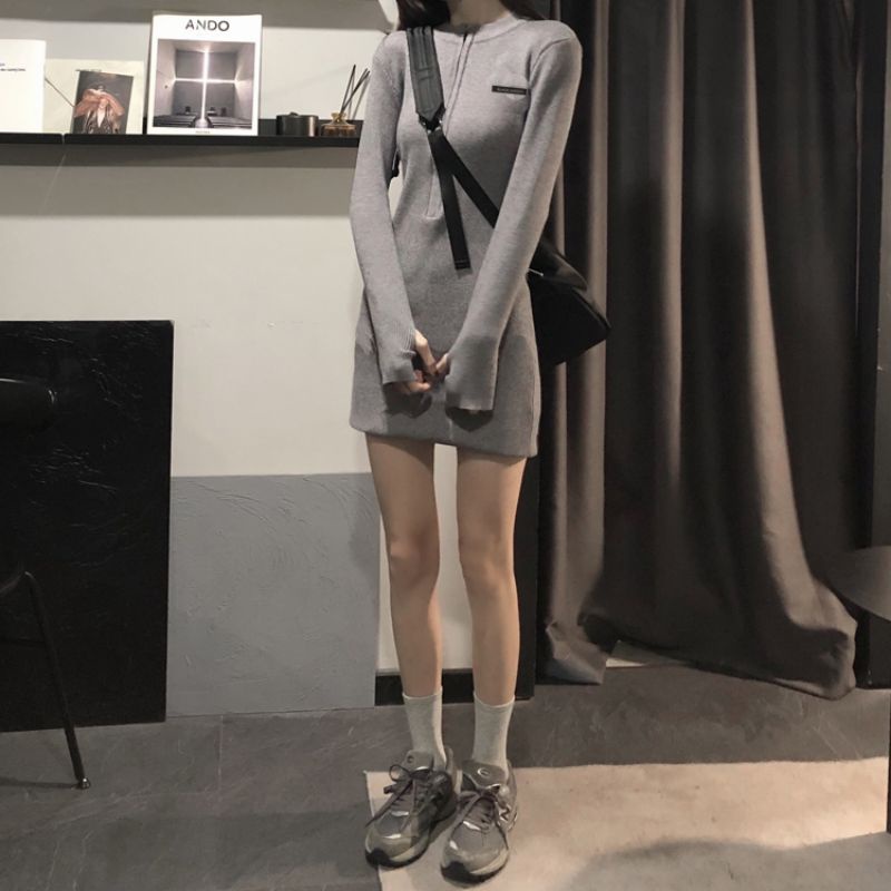 Váy khoá kéo body hot trend