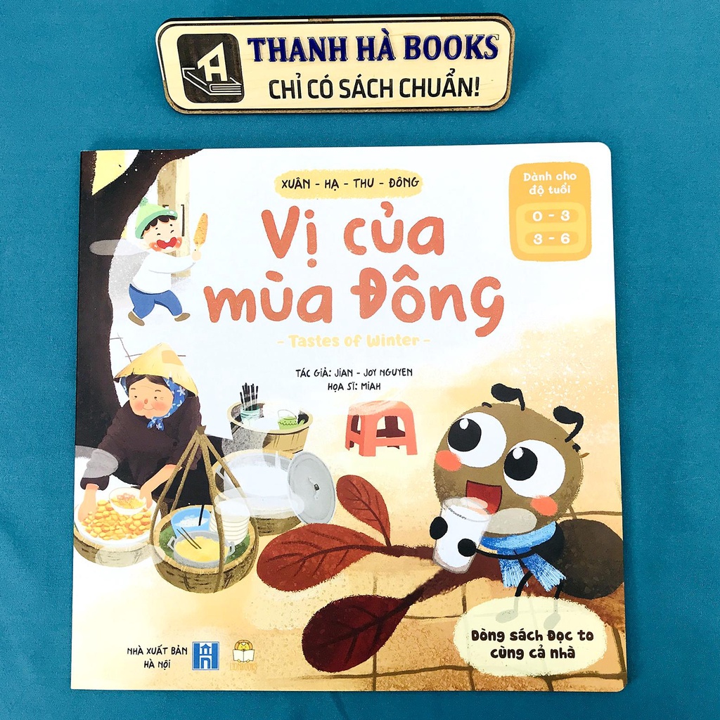 Sách - Xuân - Hạ - Thu - Đông - Bộ 4 quyển (Dòng sách đọc to cùng cả nhà - bìa mềm cho bé 0 - 6 tuổi)
