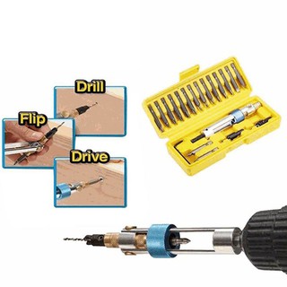 Bộ dụng cụ 20 mũi khoan, đầu vít, dụng cụ bắt vít cầm tay