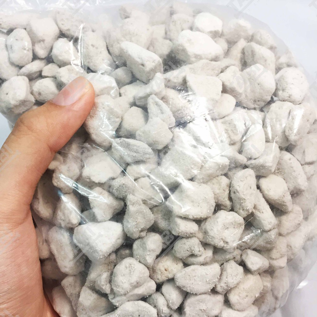 Đá lông vũ TURKEY 100g Đá nham thạch trắng Vật liệu lọc hồ cá giá rẻ
