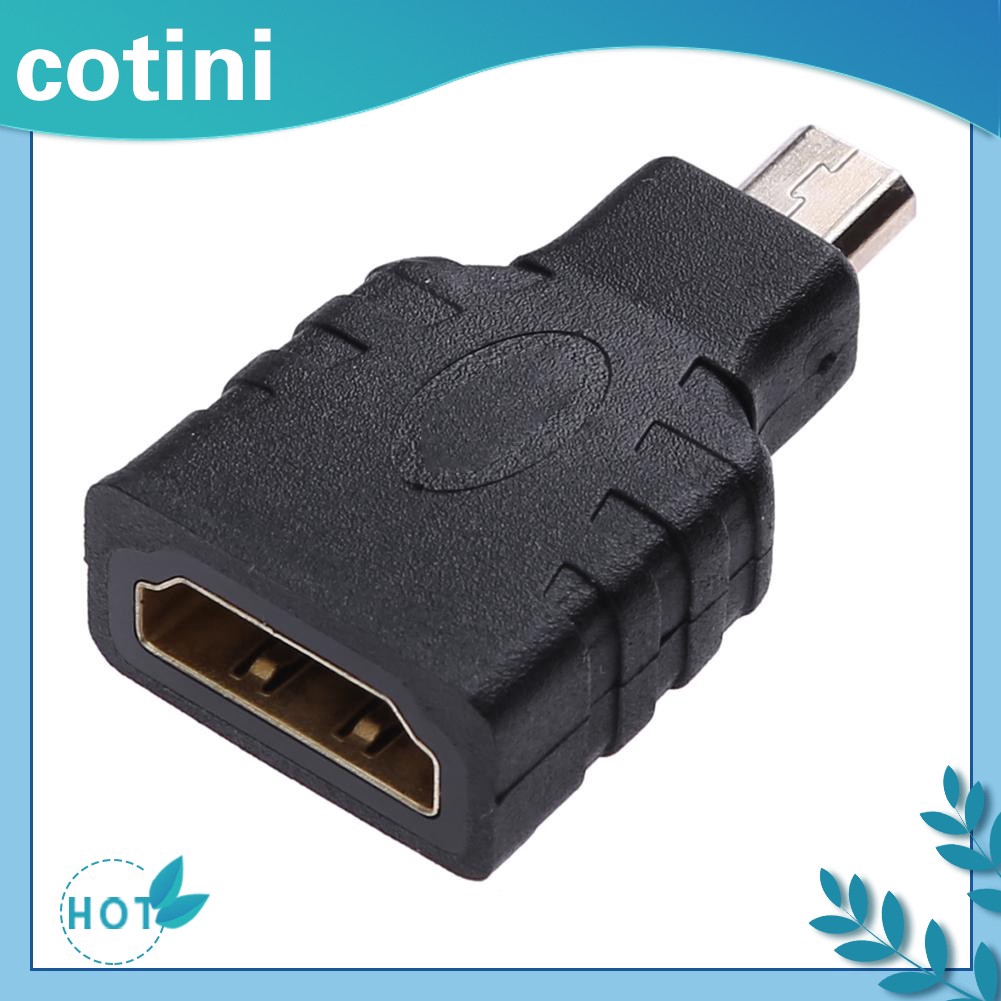 [Chất lượng cao]Micro HDMI Female to HDMI Male Adapter Connector Converter for Android TV