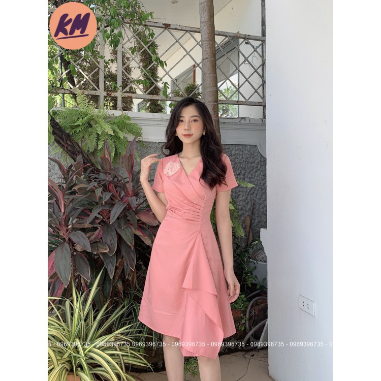 Đầm Body KM Fashion Đính Hoa - Đầm Công Sở Nữ Tính (Ảnh Thật) | BigBuy360 - bigbuy360.vn