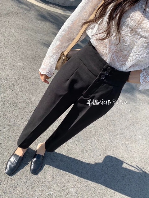 QUẦN BAGGY 3 CÚC TÔN DÁNG MS12001