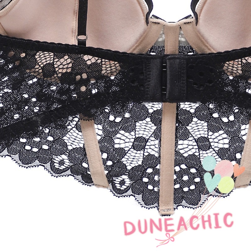 DUNEA Set Áo Ngực &amp; Quần Lót Nữ Dây Mảnh Gợi Cảm