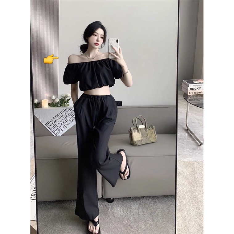 (HCM) SET BỆT VAI ĐI CHƠI SANG CHẢNH - THỜI TRANG HÀN QUỐC THANH LỊCH - SIÊU XINH CHO CÁC CHỊ EM KME FASHION