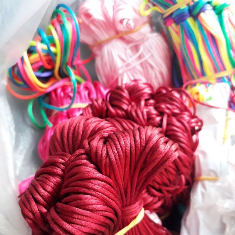 Bó 5-20 met dây tim  size 1.5mm đan vòng handmade