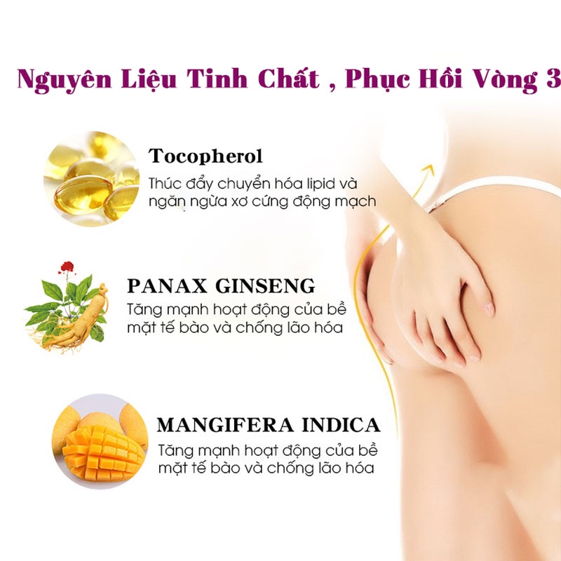 Kem nở mông nâng vòng 3 an toàn và hiệu quả, Kem nâng mông chính hãng RtopR 40g