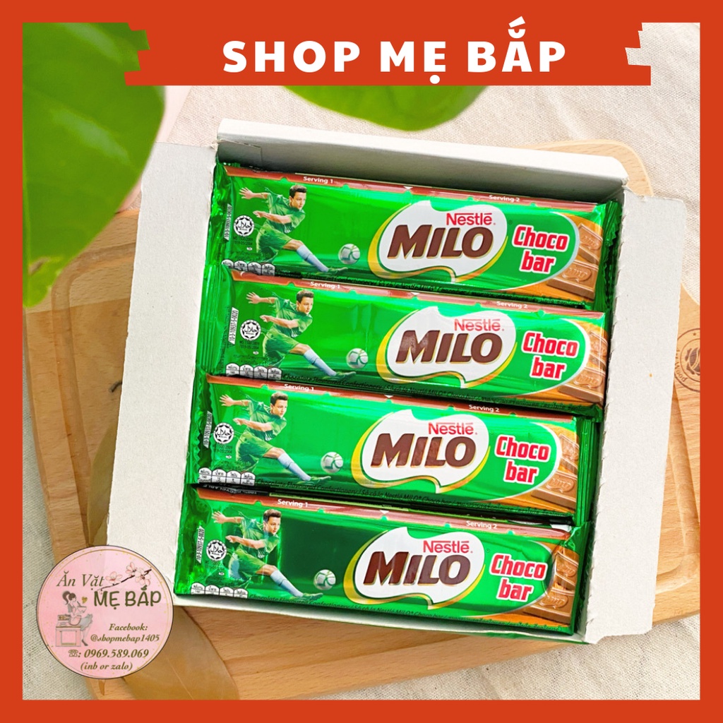 Kẹo Milo Choco Bar Nestle Thái Lan - Thanh 30gram - Shop Mẹ Bắp