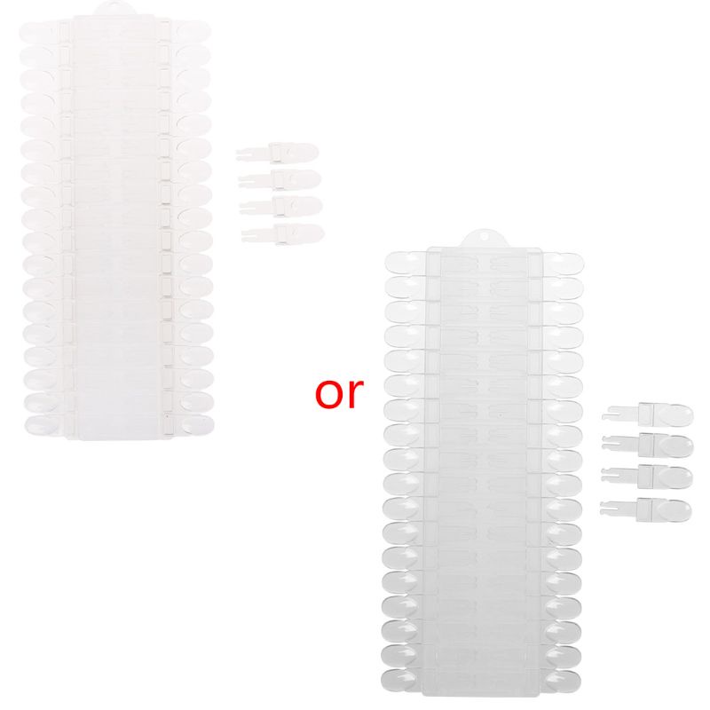 Set 36 Giá Đỡ Trưng Bày Thẻ Màu Nghệ Thuật Trong Suốt Hình Giọt Nước