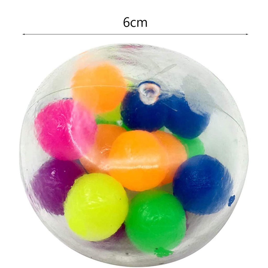 Set 1 / 5 Quả Bóng Giảm Căng Thẳng Nhiều Màu Sắc