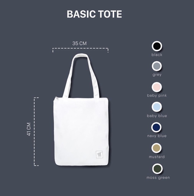 [Hàng Thiết Kế] Túi Tote Thời Trang Vải Canvas Cao Cấp BASIC TOTE - Chống Nước Tote Talk