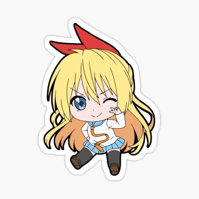 Stiker anime nesekol 30 ảnh ép lụa lhacs nhau