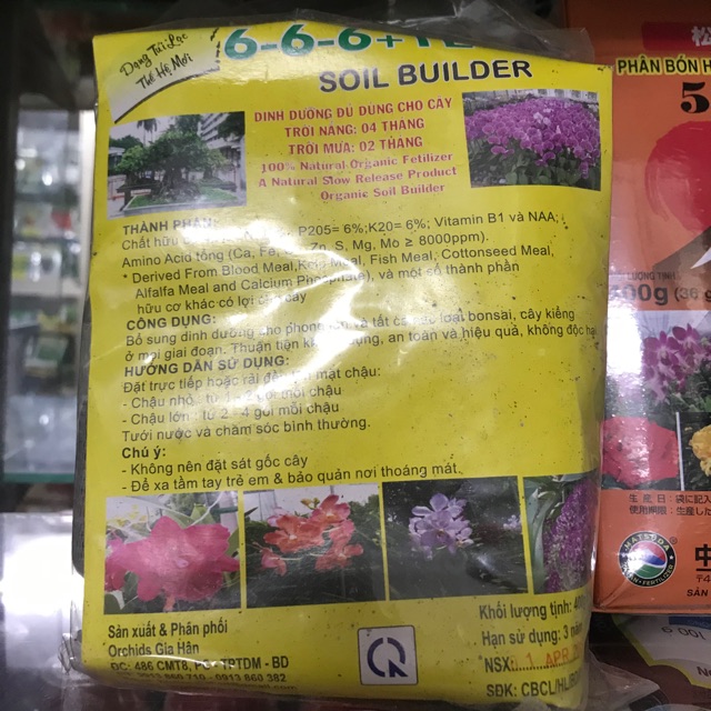 Phân bón lan ( dạng túi lưới )