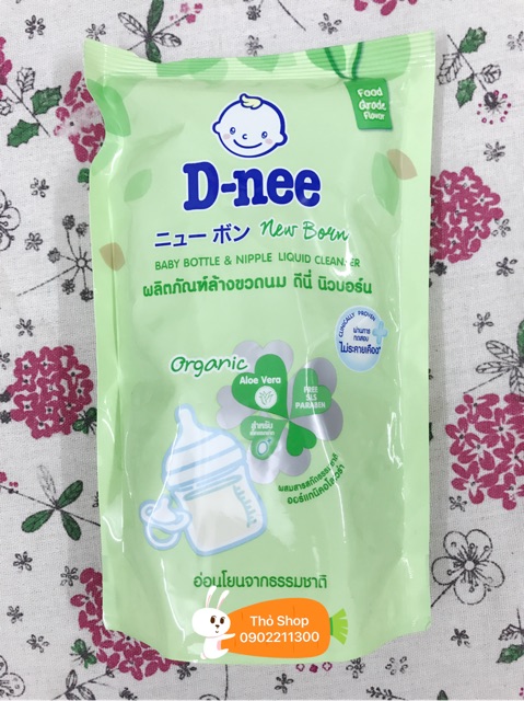 Nước rửa bình sữa Dnee túi