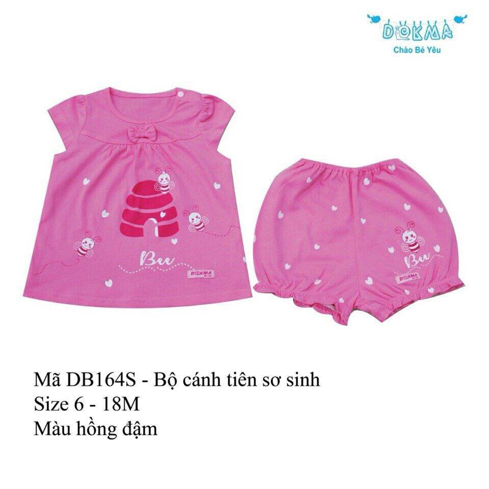 Bộ cánh tiên sơ sinh Dokma 3-12m