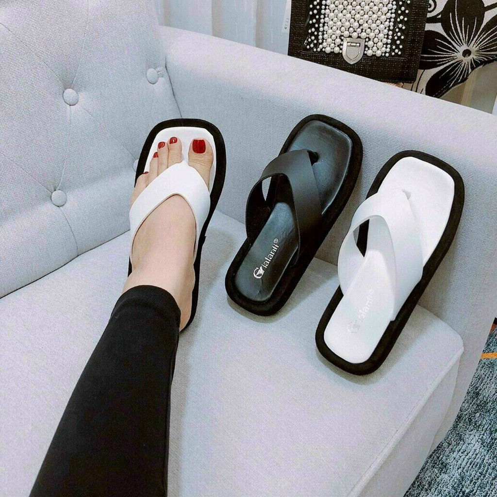 Dép kẹp đế bọc siêu xinh hàng cao cấp chất da đẹp mềm êm form ôm chân - Chị Chảnh Store