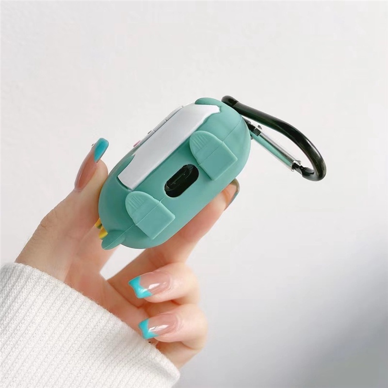 DISNEY Vỏ Bảo Vệ Hộp Sạc Tai Nghe Airpods F6 Chất Liệu Mềm Hình Chú Gấu/Gấu Dễ Thương