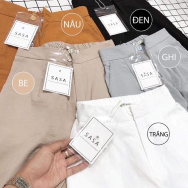 QUẦN ĐŨI SUÔNG ỐNG RỘNG, QUẦN ĐŨI NỮ ĐẸP KHOÁ TRƯỚC, CHUN SAU | BigBuy360 - bigbuy360.vn