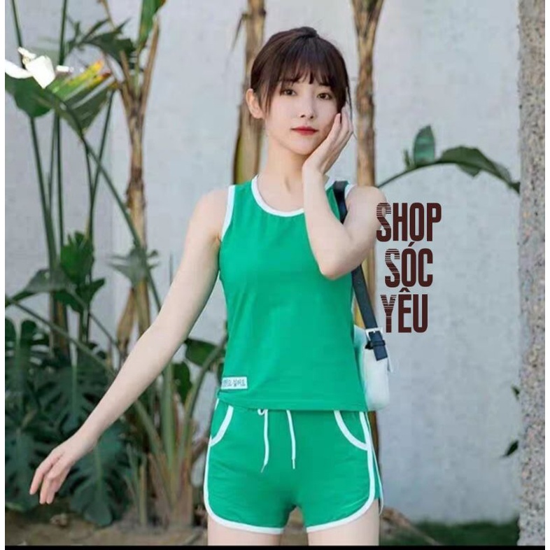 Quần đùi nữ vải thun đủ màu, chạy viền, mặc ở nhà size 35-55kg _Shop Sóc Yêu