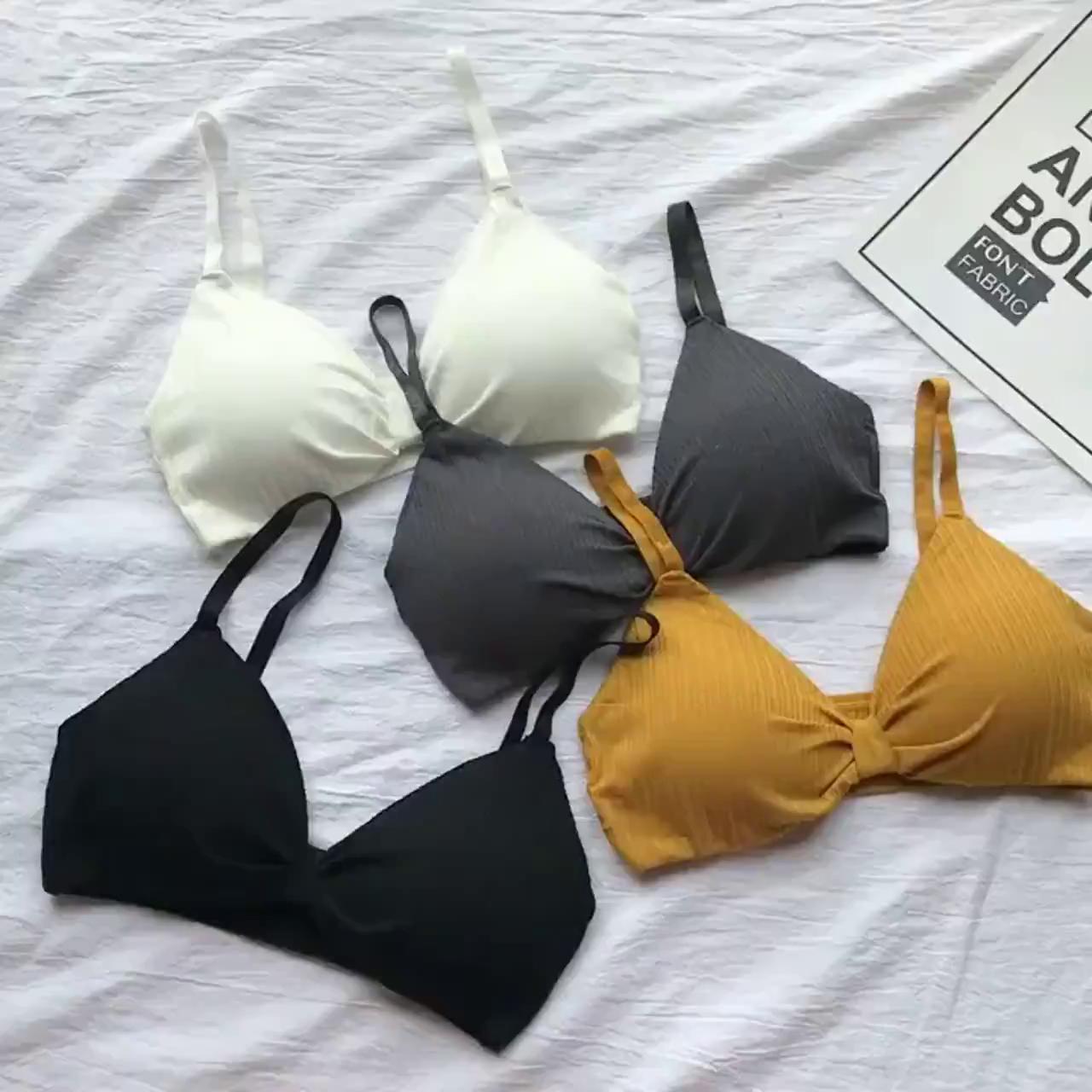 Áo bra nữ 2 dây nơ xinh xắn - Áo ngực mút mỏng - Bra nữ chất cotton co dãn VALICA B308 | BigBuy360 - bigbuy360.vn