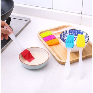 Chổi quét dầu nướng, Chổi Quét Dầu Mỡ, Nước Sốt, Mặt Bánh Silicone Cán Nhựa (Màu Ngẫu Nhiên)