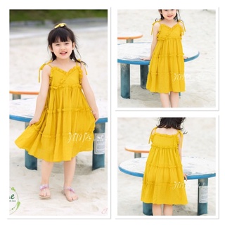 Váy maxi bé gái đi biển