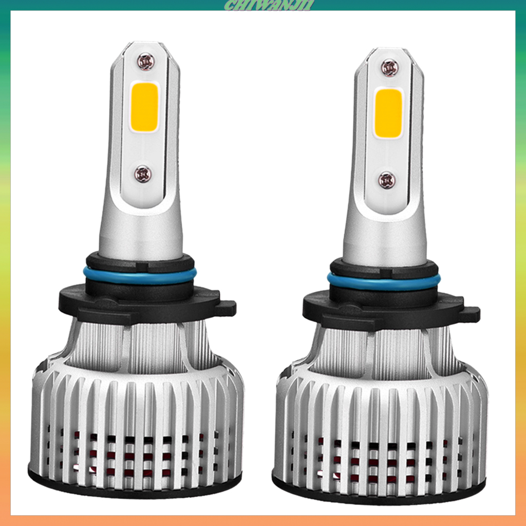 Set 2 Đèn Led Cob H1 36w 9-32v 3000k H1 Ánh Sáng Vàng Cho Xe Ô Tô